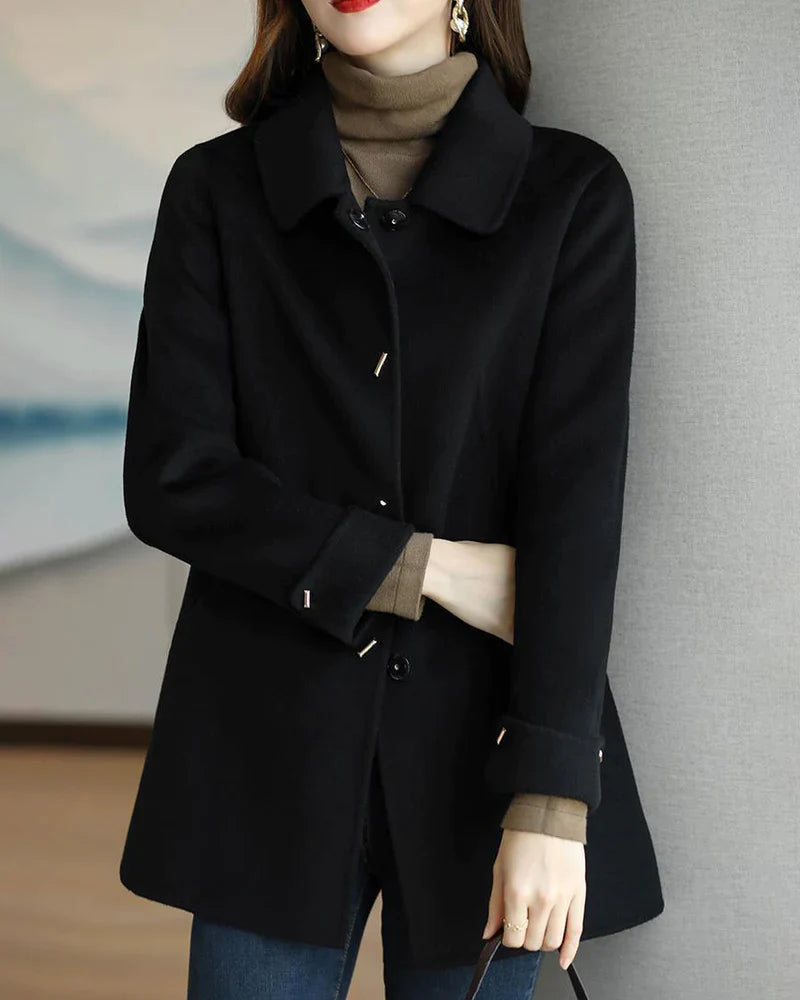 Manteau en Laine - Brune