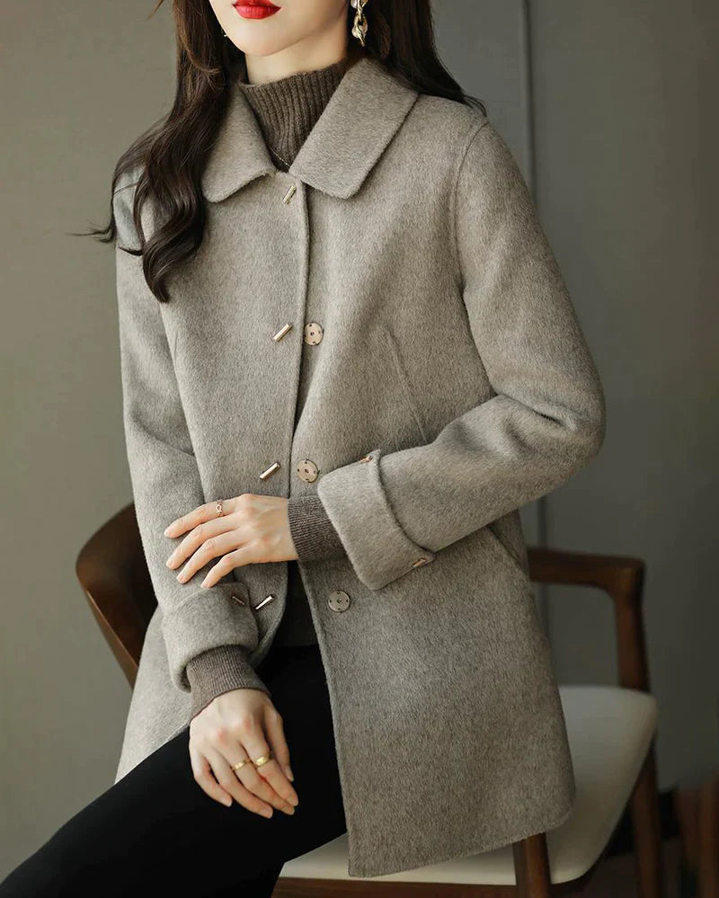 Manteau en Laine - Brune