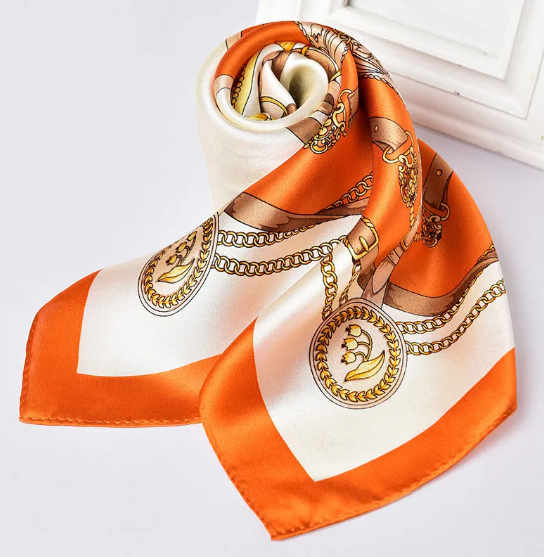 Foulard Chic Carré 100% Soie