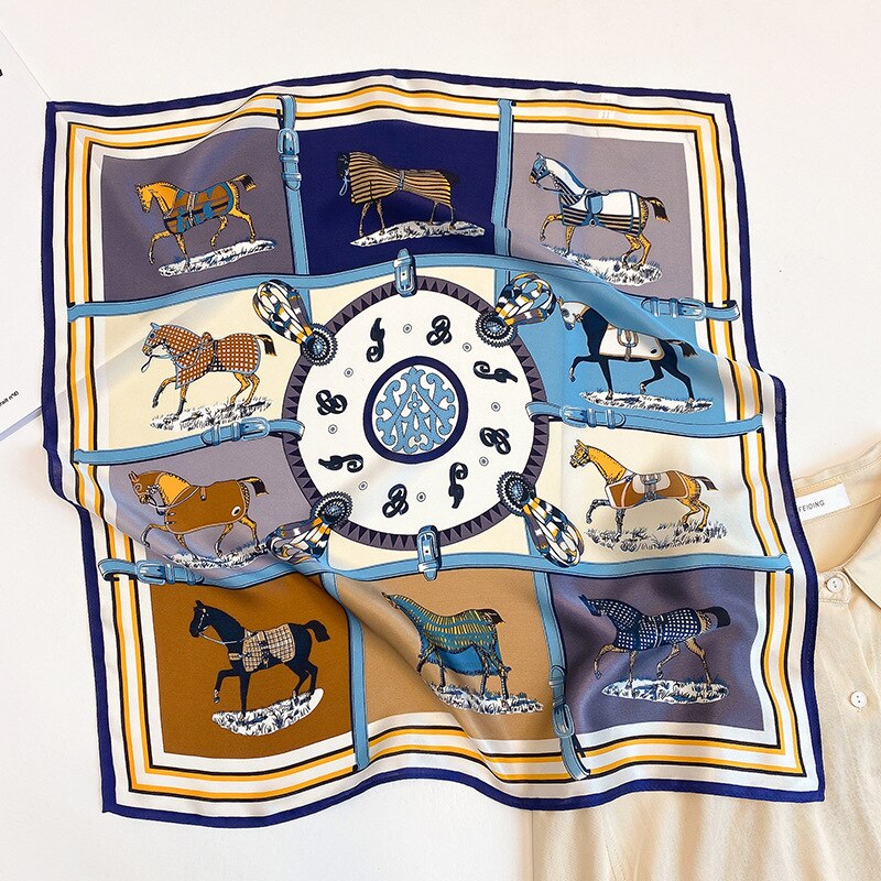 Carré 100% Soie Chic Femme