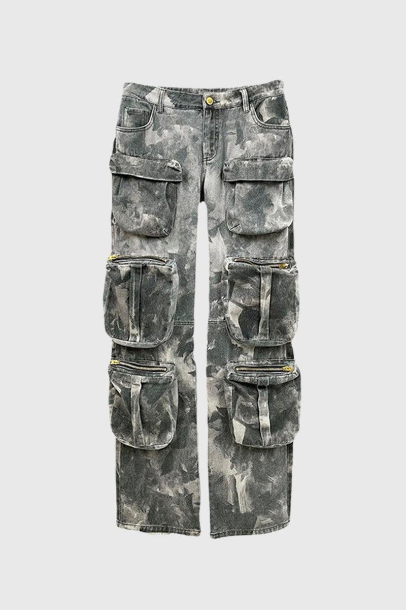 Joan - Pantalon Militaire Avec Poches