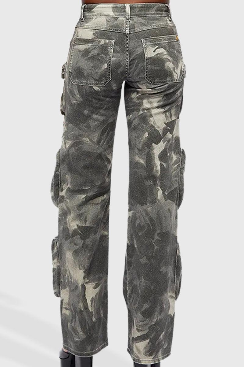 Joan - Pantalon Militaire Avec Poches