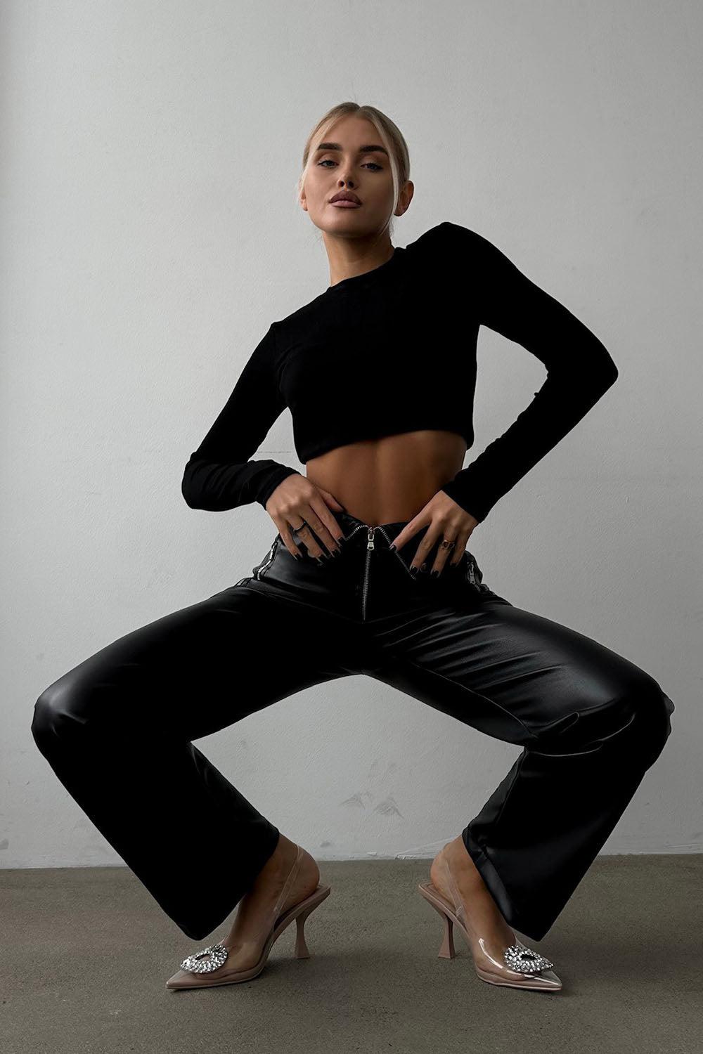 Noé - Pantalon En Cuir