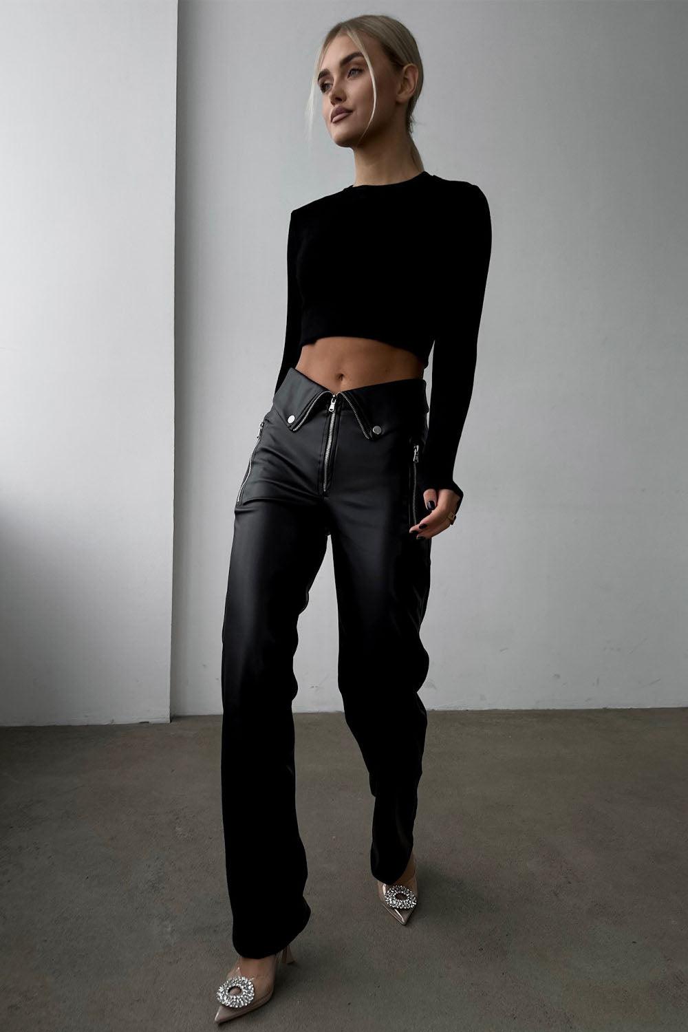 Noé - Pantalon En Cuir