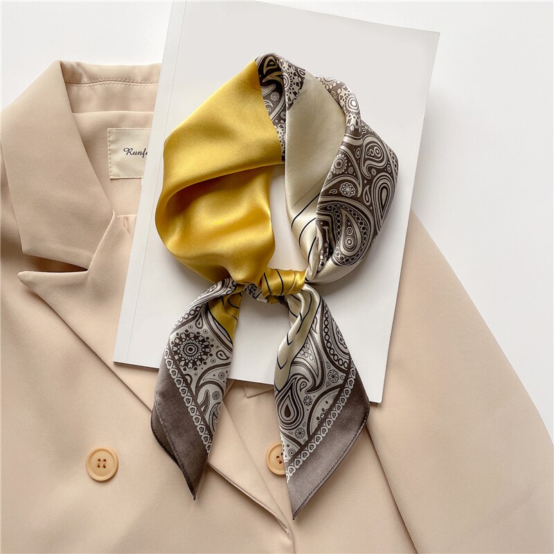 Carré 100% Soie Chic Femme