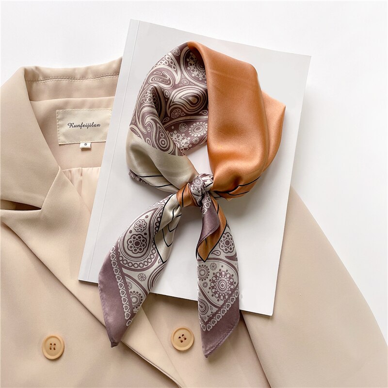 Carré 100% Soie Chic Femme