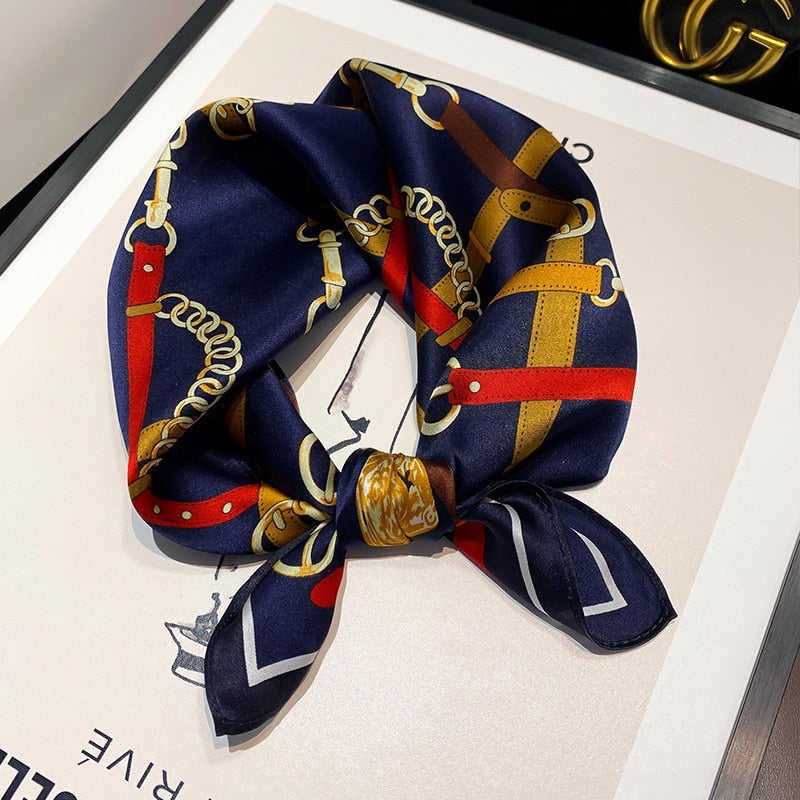 Carré 100% Soie Chic Femme