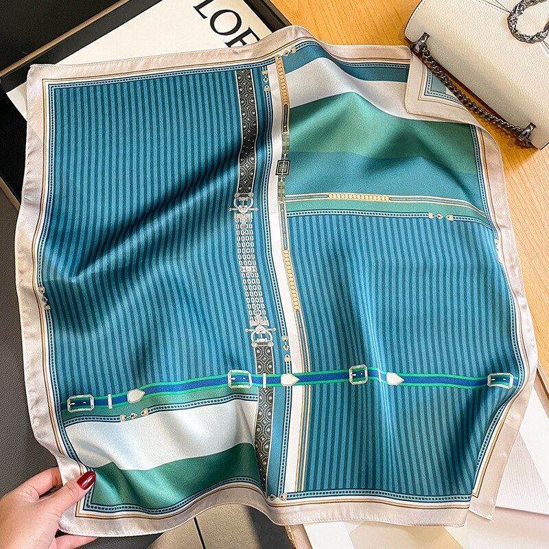 Carré 100% Soie Décoration Chic Femme