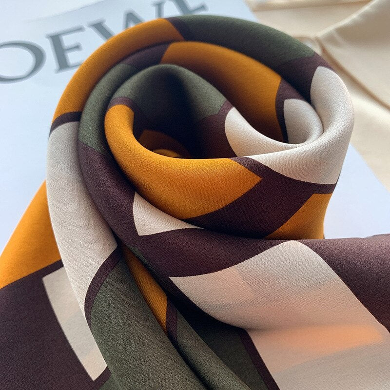 Carré 100% Soie Original Femme