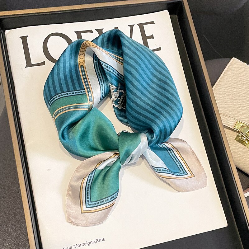 Carré 100% Soie Décoration Chic Femme