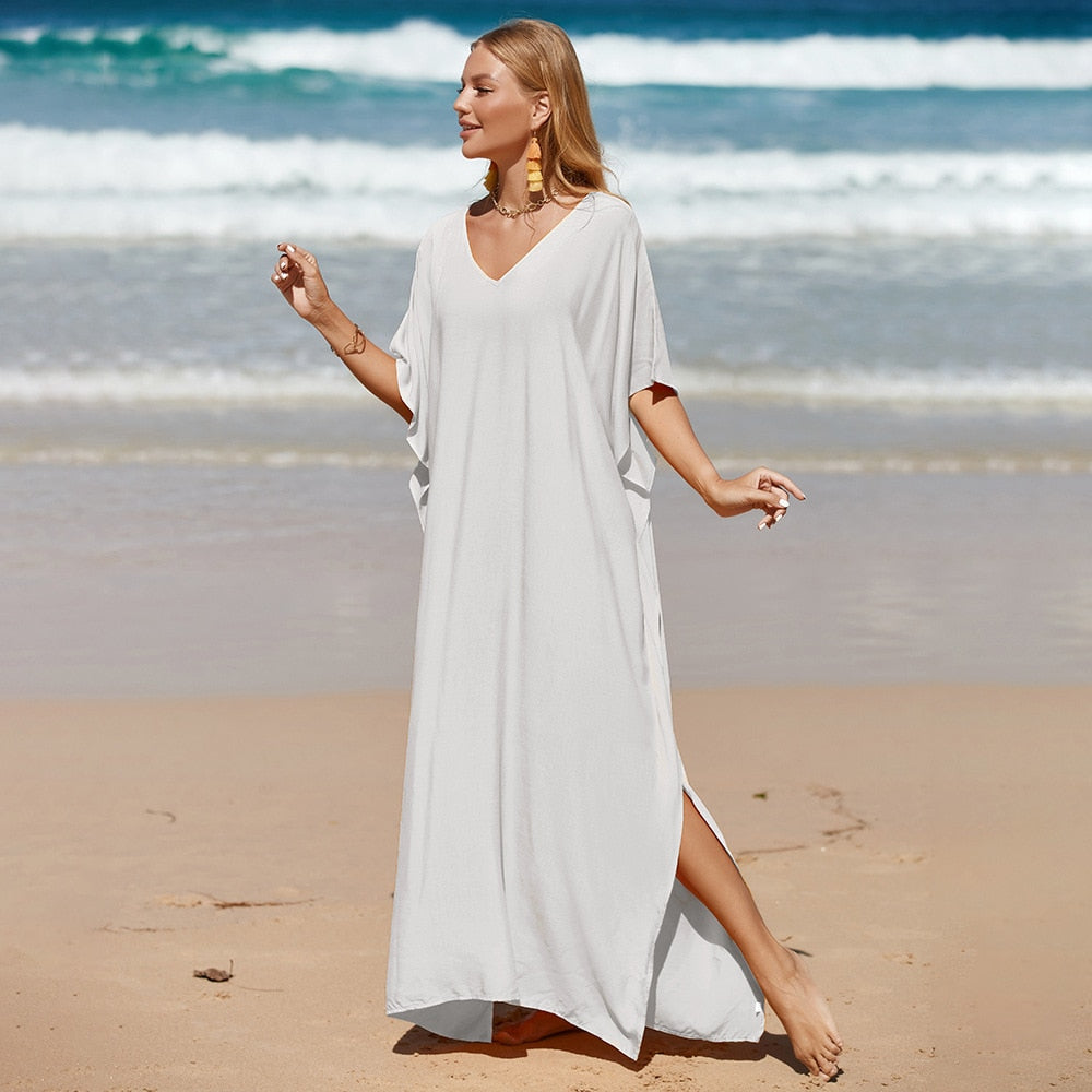 Robe de Plage Chic Blanche Femme
