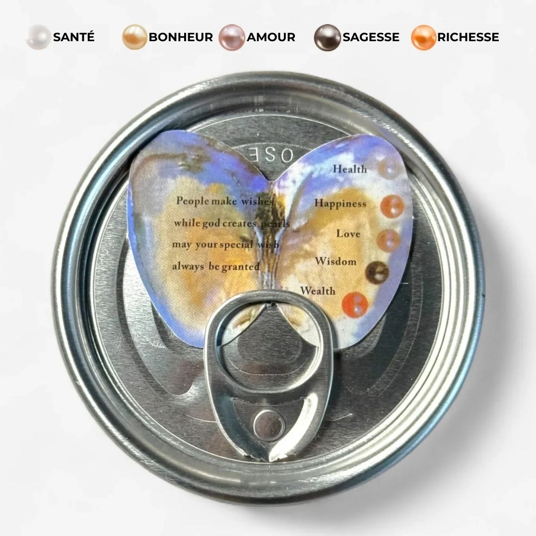 Collier Secret de la Mer - Véritable Perle d'Huître