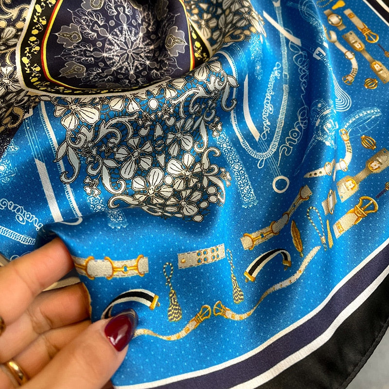 Carré 100% Soie Original Femme