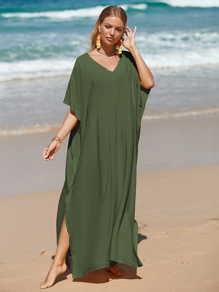 Robe de Plage Chic Noire Femme
