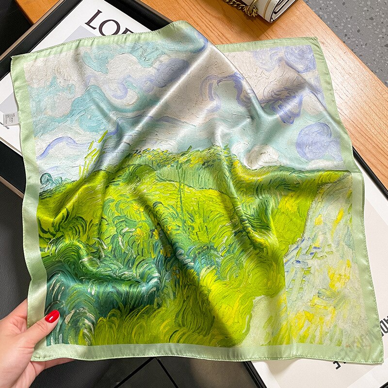 Carré 100% Soie Artistique