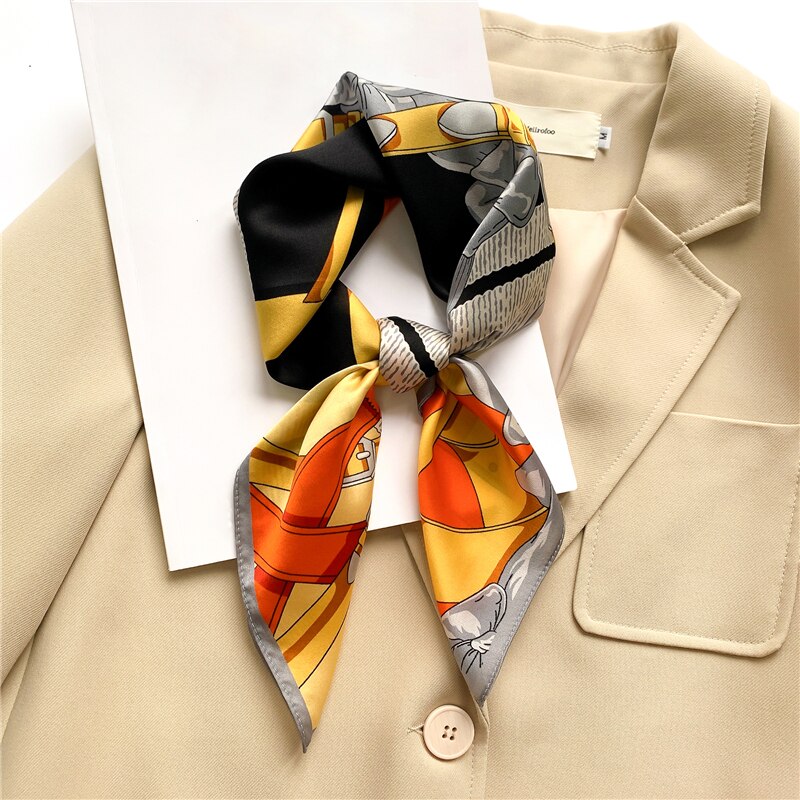 Carré 100% Soie Chic Femme