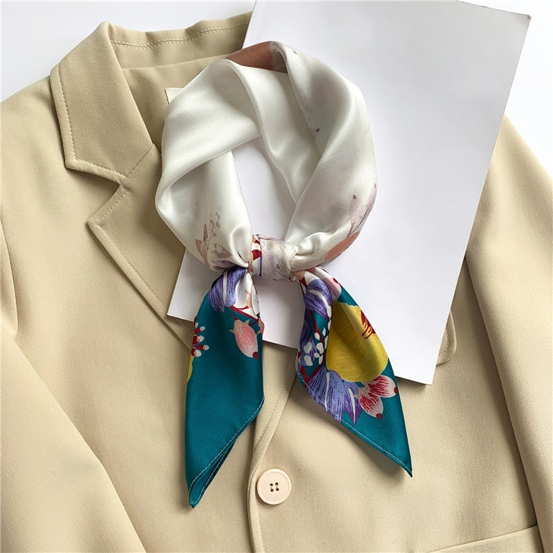 Carré 100% Soie Chic Femme