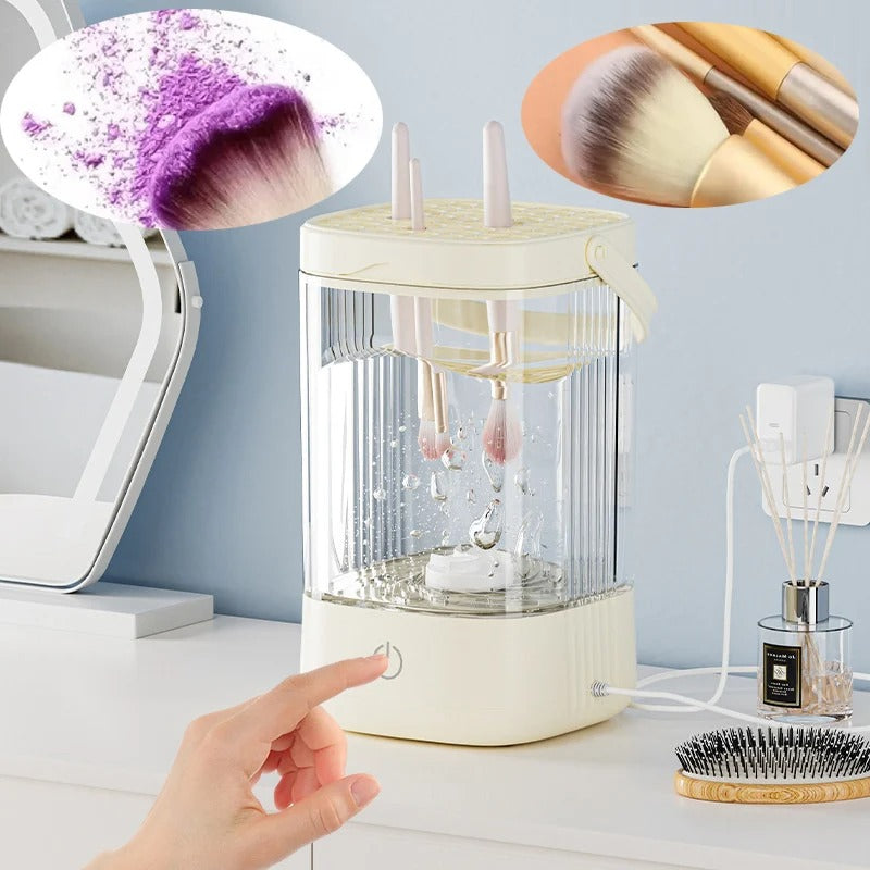 Nettoyeur de Pinceaux et d'Éponges de Maquillage Élégance