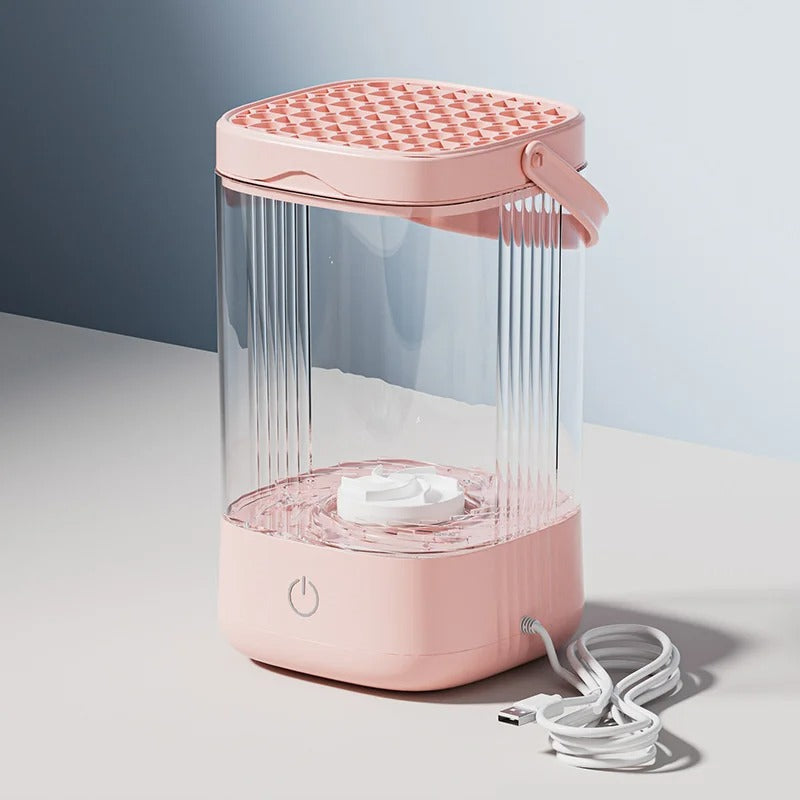 Nettoyeur de Pinceaux et d'Éponges de Maquillage Élégance