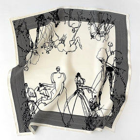 Carré 100% Soie Classique Femme