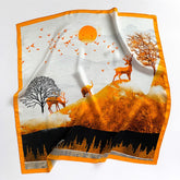 Carré 100% Soie Original Femme