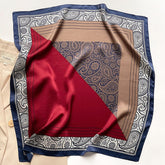 Carré 100% Soie Sophistiqué Femme