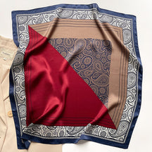 Carré 100% Soie Sophistiqué Femme