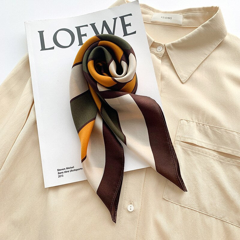 Carré 100% Soie Original Femme