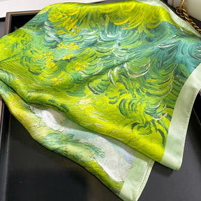 Carré 100% Soie Artistique