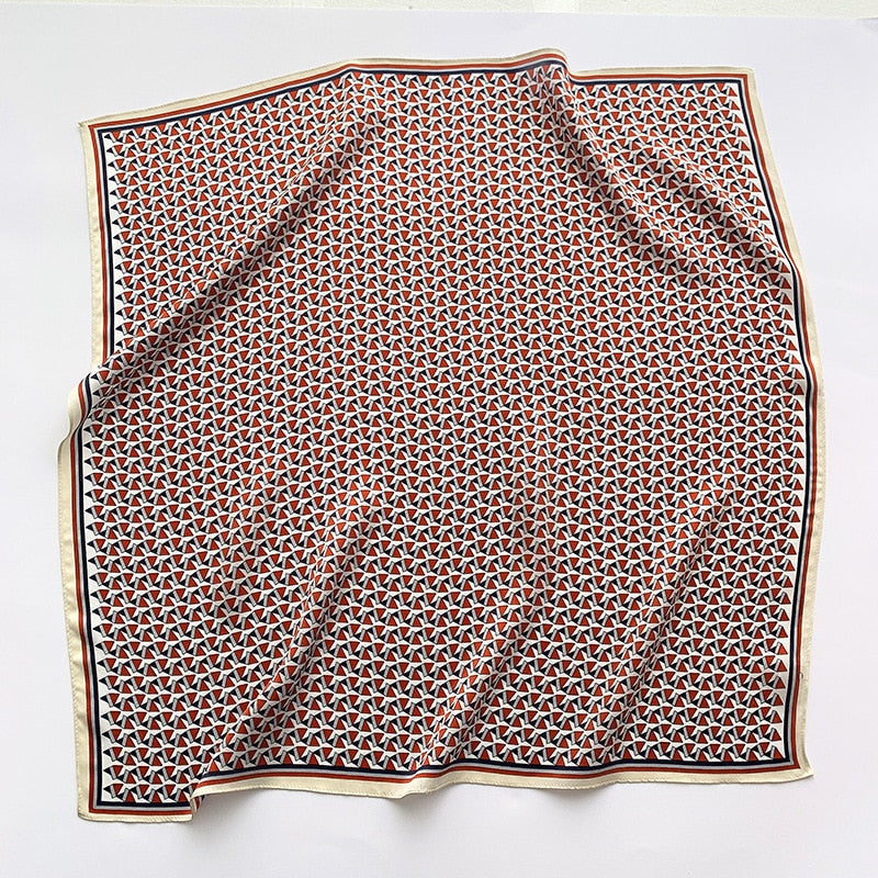 Carré 100% Soie Unique Femme