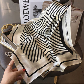 Carré 100% Soie Original Femme