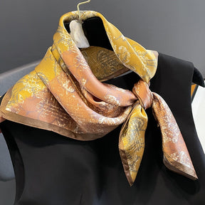 Carré 100% Soie Classique Femme