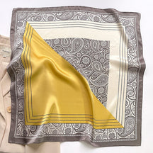 Carré 100% Soie Sophistiqué Femme