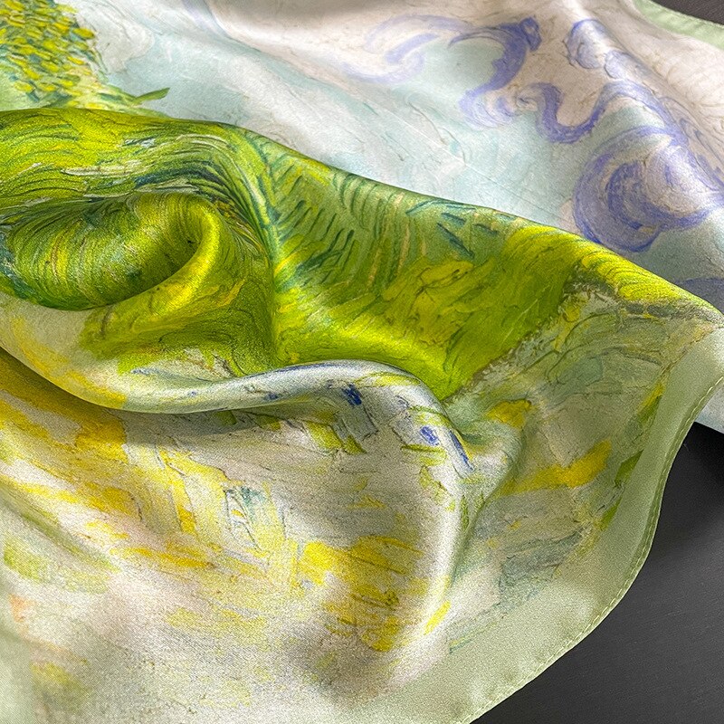 Carré 100% Soie Artistique