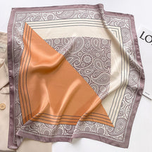 Carré 100% Soie Sophistiqué Femme