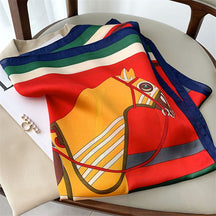 Foulard Cheval Carré Femme