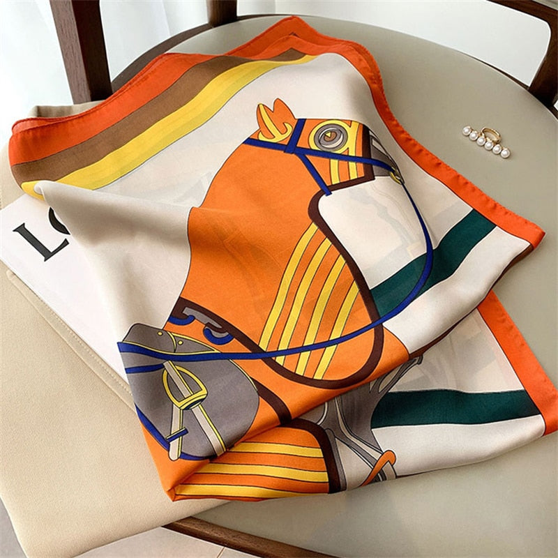 Foulard Cheval Carré Femme