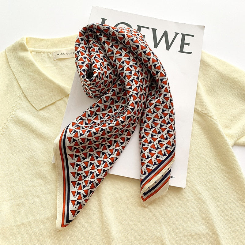 Carré 100% Soie Unique Femme