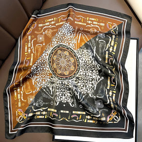 Carré 100% Soie Original Femme