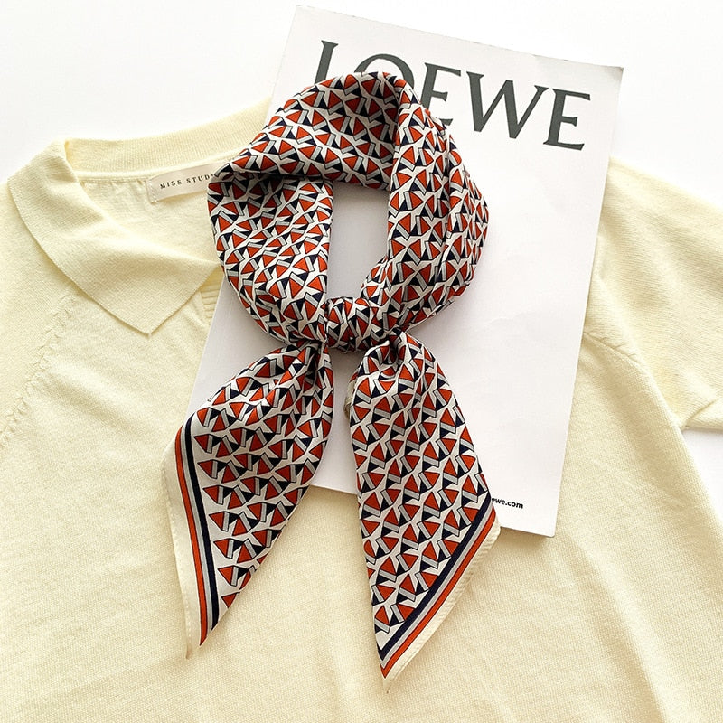 Carré 100% Soie Unique Femme