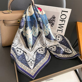 Carré 100% Soie Chic Femme