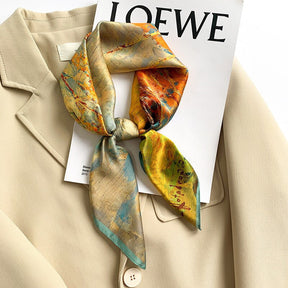 Carré 100% Soie Original Femme